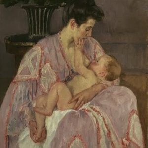 Young Mother Nursing Her Child